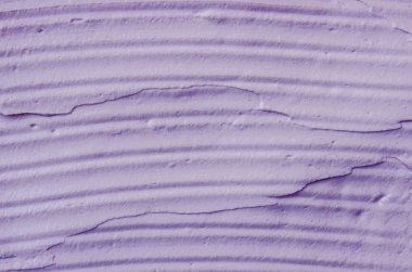 Kozmetik maskesi kil için yüz ve vücut lavanta ekstresi ile doku. Seçici odak.