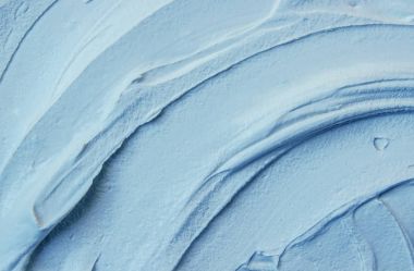 Kozmetik yüz ve vücut için kil maskesi doku. Seçici odak.