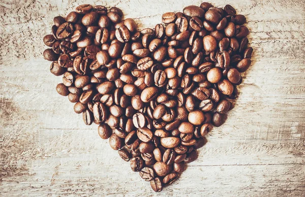 Coffee Beans Selective Focus — Stock Photo, Image