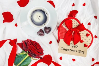 Sevgililer günün kutlu olsun. Seçici odak. 