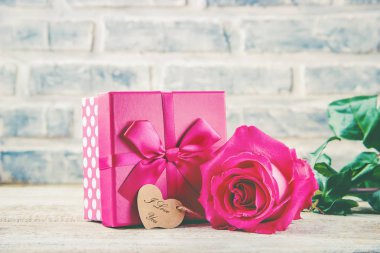 Seni seviyorum... Seçici odak.