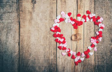 Seni seviyorum... Seçici odak.