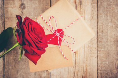 Seni seviyorum... Seçici odak.