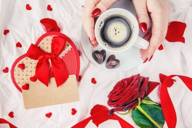 Seni seviyorum... Seçici odak.