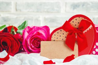 Seni seviyorum... Seçici odak.