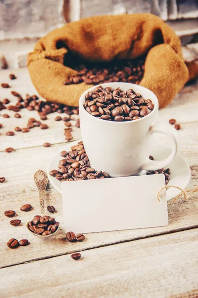 Coffee Beans Selective Focus — Stock Photo, Image