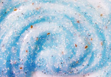 Yüz fırçalayın ve vücut fırçalayın. Seçici odak.