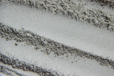 Kil tozu kuru maskesi. Seçici odak.