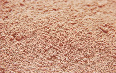 Kil tozu kuru maskesi. Seçici odak.