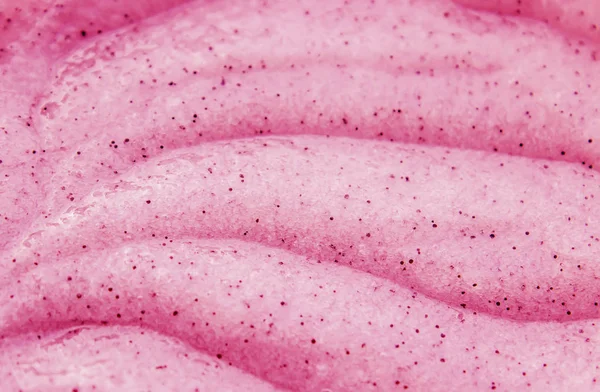 Tekstura Kosmetycznych Żel Twarzy Ciała Różowy Selektywny Fokus — Zdjęcie stockowe