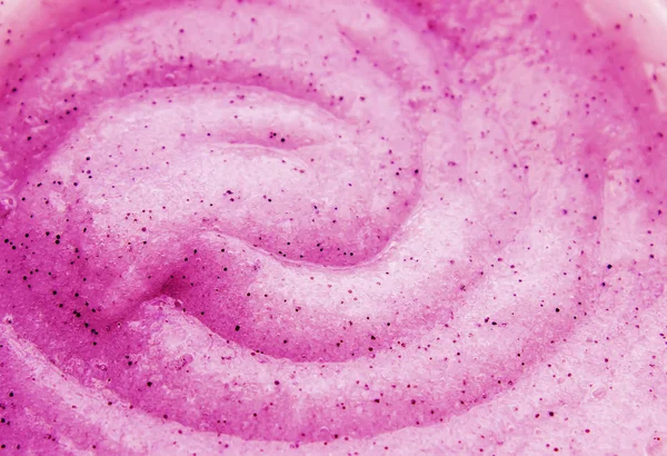 Textura Gel Cosmético Para Cara Cuerpo Color Rosa Enfoque Selectivo — Foto de Stock