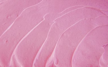 Maske kil pembedir. Doku kozmetik. Seçici odak.