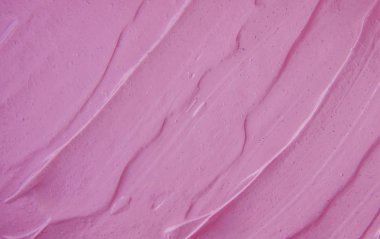 Maske kil pembedir. Doku kozmetik. Seçici odak.