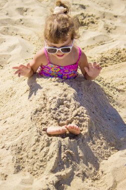 Su çocuk. Seçici odak. 