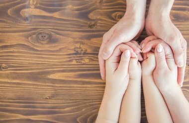 eller insanlar. Seçici odak. 