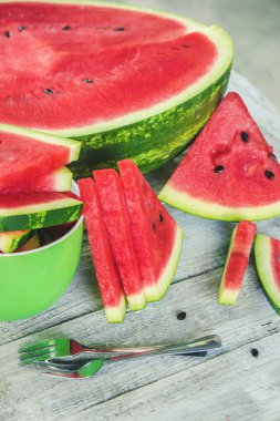 Karpuz. Gıda. Seçici odak. 