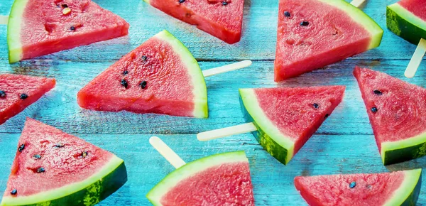 Watermelon Food Selective Focus — Stock Photo, Image