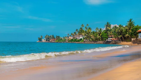 Sri Lanka, oceaan, Beruwala strand. Selectieve focus. — Stockfoto