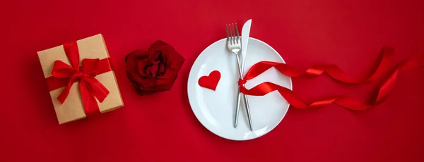 День святого Валентина - романтичне привітання. Вибіркове зосередження. — стокове фото