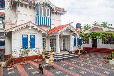 Yerli halk evi. Sri Lanka. Seçici odak.