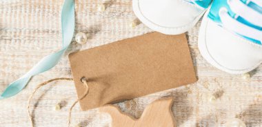 Çocuk aksesuarları ve seçici odak görüntü ile güzel arka plan.