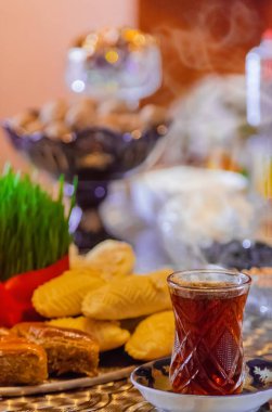Novruz. Azerbaycan gelenekleri. Yeni yıl seçici odak tatil