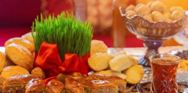 Novruz. Azerbaycan gelenekleri. Yeni yıl seçici odak tatil