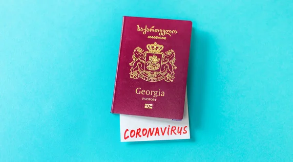 Coronavirus the concept of a ban on flights between countries. International passport. Selective focus. the medicine