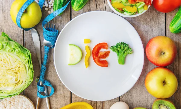 Conceito Nutrição Adequada Dieta Foco Seletivo Natureza — Fotografia de Stock