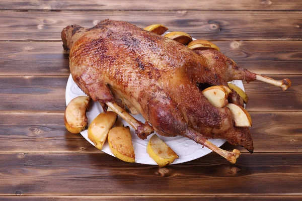 Kızarmış ördek Noel tablo 