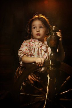 çıkrık Vintage kız