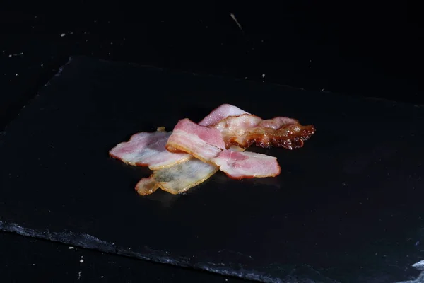 Daging Untuk Burger Bacon Diiris — Stok Foto