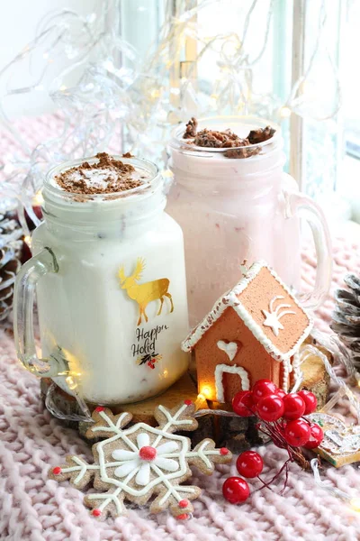 Milk Shake Ice Cream Chocolate — Stock Photo, Image