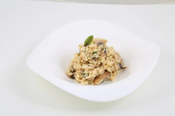 Risotto Aux Champignons Riz Aux Champignons — Photo