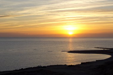 Balıkçı ile Sunset beach