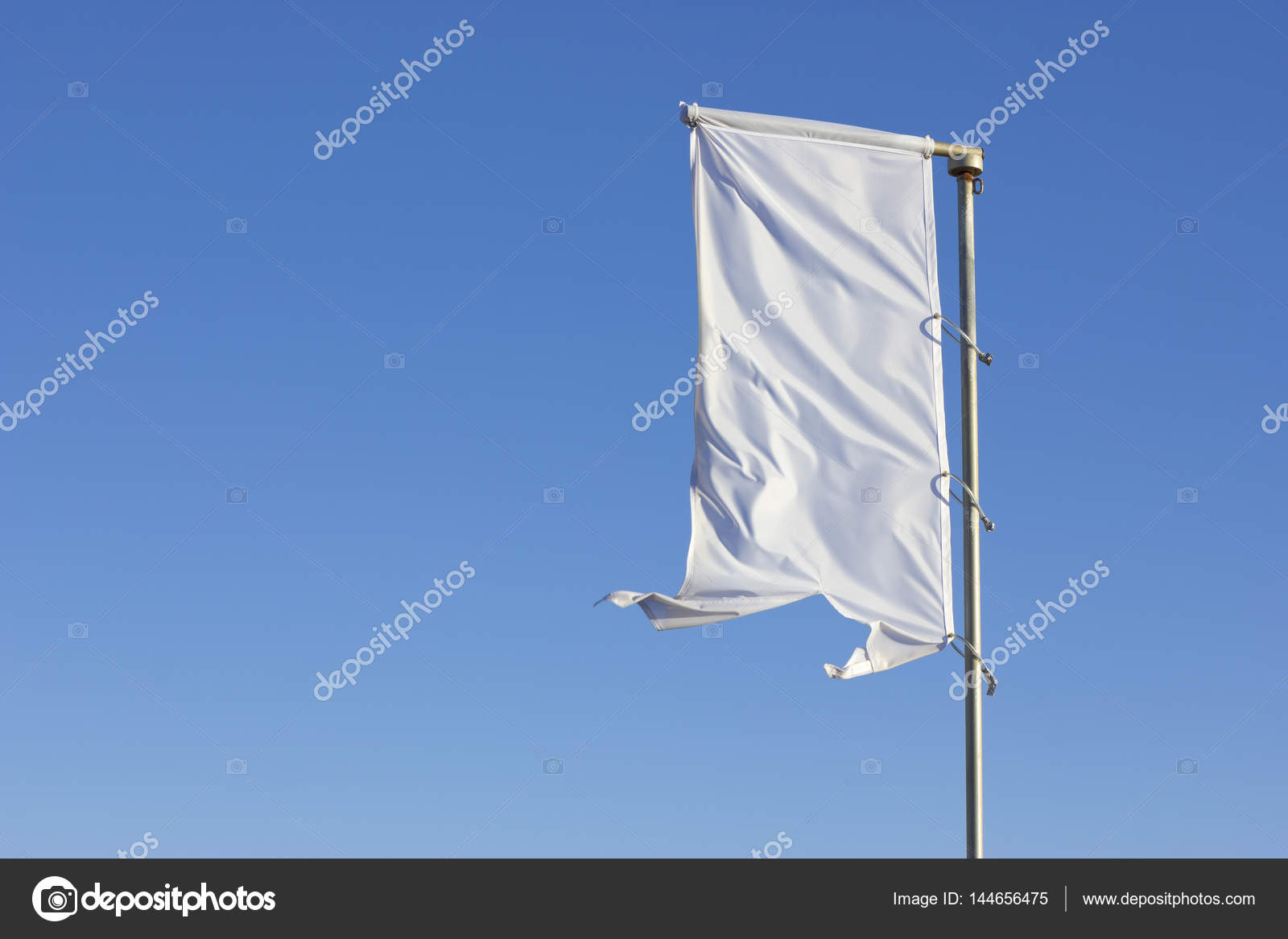 Isolated white flag. Stock Photo by ©LucasSG83 144656475