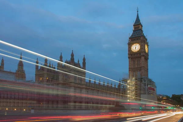 Westminster bridge, Big Ben sabah — Stok fotoğraf
