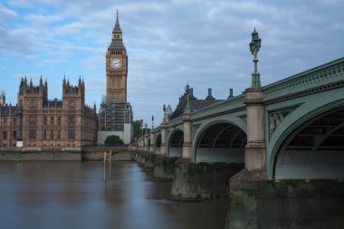 Westminster bridge, Big Ben sabah