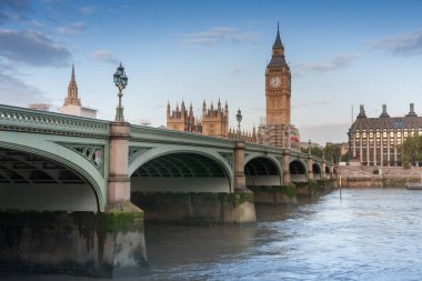 Westminster bridge, Big Ben sabah