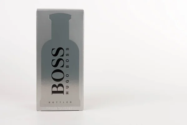 Hugo Boss Boss Botled EST kutusu erkekler için — Stok fotoğraf