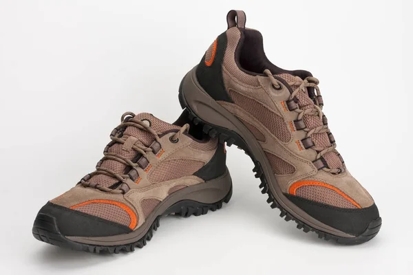 Outdoors shoes  for man for hiking, trekking, climbing and walki Stock Image