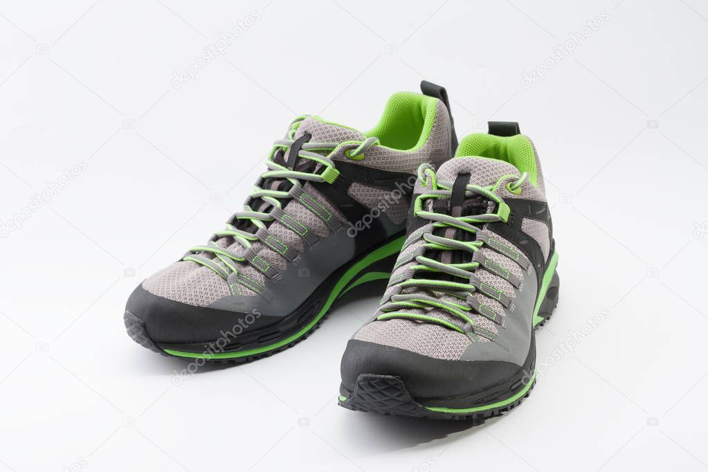Outdoors shoes for man for different activities, trail running, 