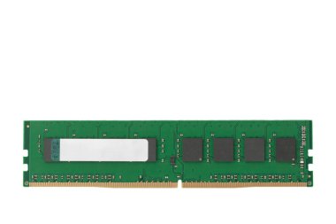 Ram 4 gb Ddr4 bellek modülleri beyaz arka plan üzerinde izole