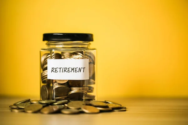 Risparmio per il concetto di pensionamento — Foto Stock