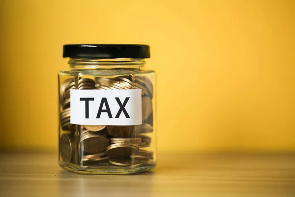 Saving For Tax Concept — Stock Photo, Image