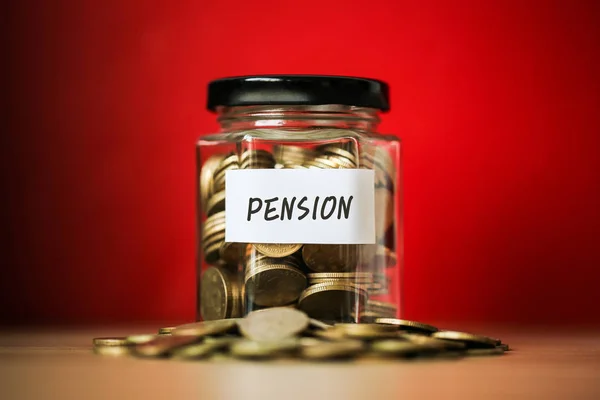 Financial Pension Concept — Stock Photo, Image