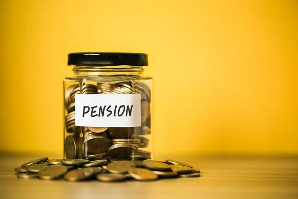 Concepto de pensiones financieras — Foto de Stock