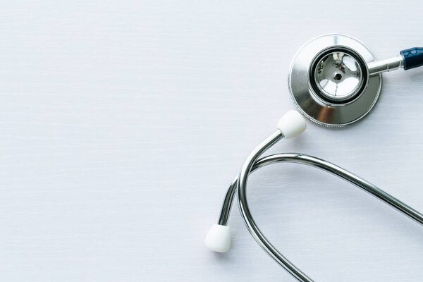 Stethoscope On White Background