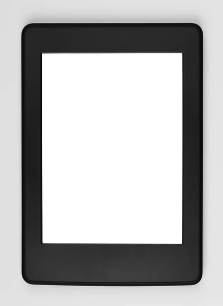 Elektroniczna książka na białym tle — Zdjęcie stockowe