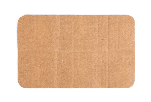 Brown paper isolated — Stock Photo, Image
